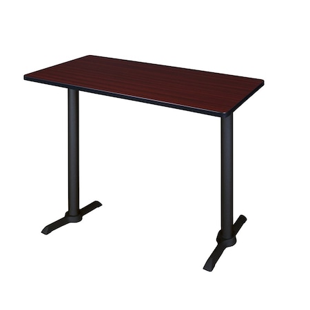 Cain Cain Cafe Training Tables, 48 W, 24 L, 42 H, Wood, Metal Top MCTRCT4824MH